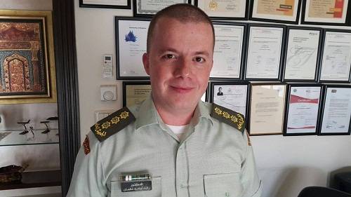 النقيب رائد شقمان مبروك الترفيع