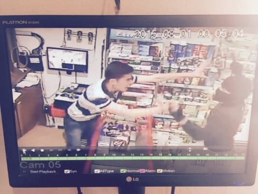 بالصور  سطو مسلح على سوبرماركت بالمدينة الرياضية... يا مدير الامن العام