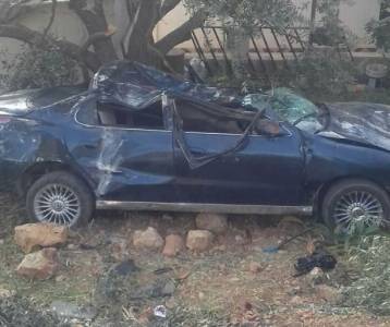 وفاة وثلاث اصابات بحادث سير في بلدة ساكب غرب مدينة جرش