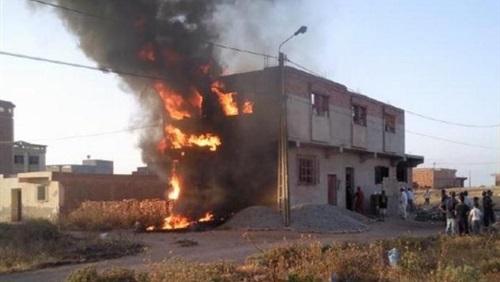 إصابة شخص بحريق منزل في عمان