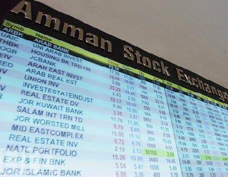 انخفاض صافي الاستثمار الأجنبي في بورصة عمان