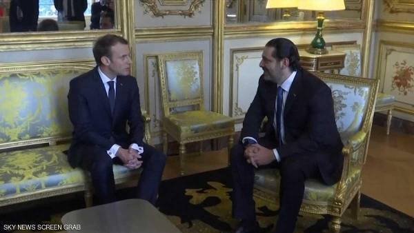 الحريري يلتقي ماكرون في الإليزيه