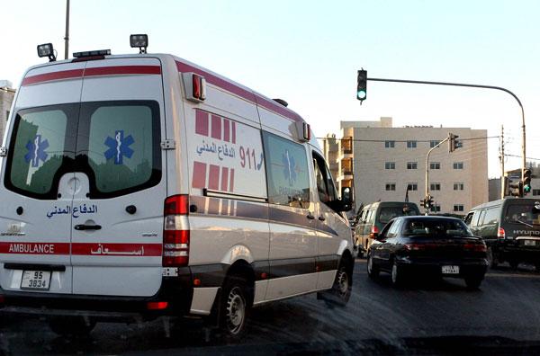 إصابتان بحادث تدهور في عمّان.. صور