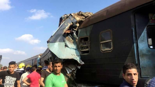 قتلى في تصادم قطارين بمصر...فيديو