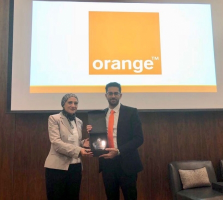 Orangeالأردن تفوز بجائزة أفضل تجربة شبكة اتصالات