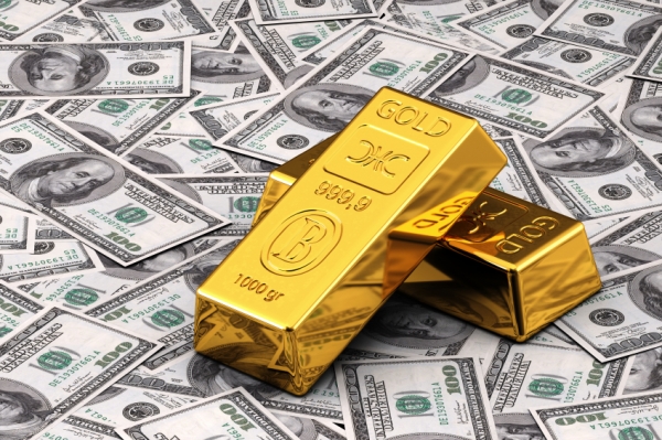 ارتفاع الدولار لليوم الثاني على التوالي مع تراجع أسعار الذهب عالمياً