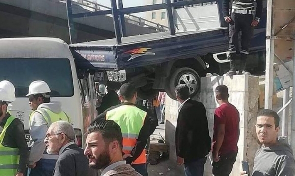 حادث سير غريب في عمان