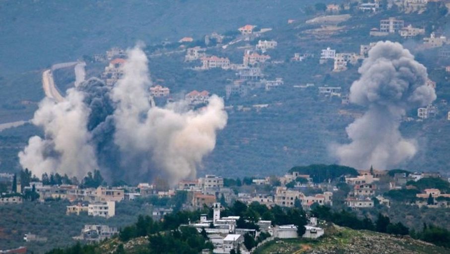 إطلاق أكثر من 30 صاروخا من جنوب لبنان باتجاه شمال اسرائيل (فيديو)