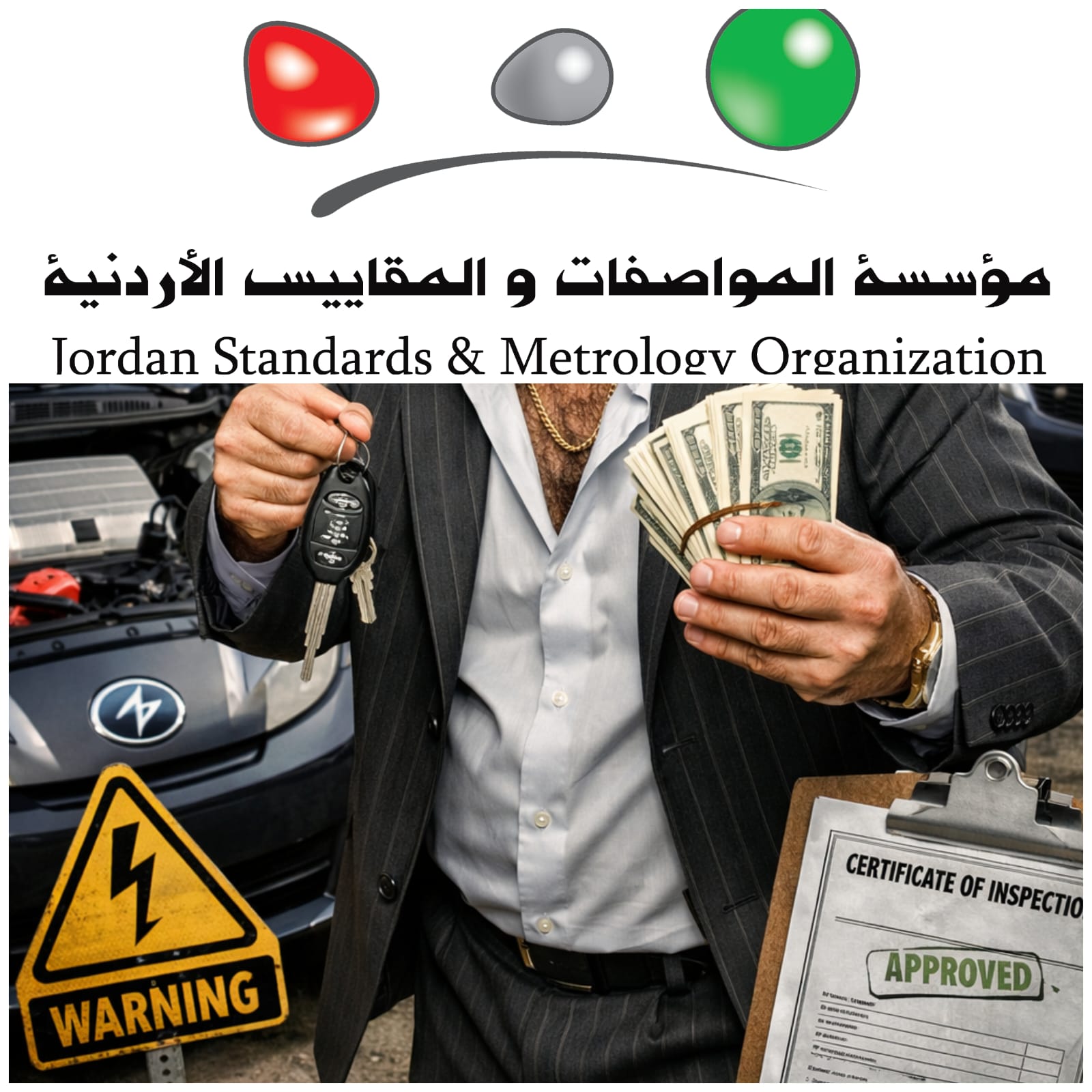 المواصفات ترد على تقرير اخبار البلد بخصوص فضيحة فيلم بعض تجار المنطقةالحرة مع سيارات الزيرو