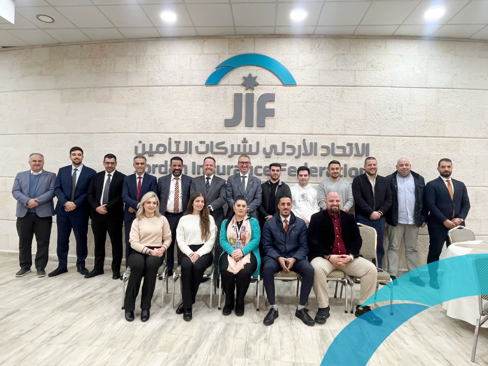 بمشاركة (22) متدربا الاتحاد الاردني لشركات التأمين  يختتم برنامــــــــجه التدريبـــي الأول