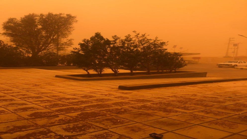 تحذيرات بشأن عاصفة غبارية تقترب من الأردن