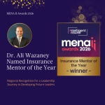 الرئيس التنفيذي لمجموعة الخليج للتأمين يفوز بجائزة Insurance Mentor of the Year 2026