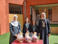 جنى وجوري وغالية.. مبارك ذهبيات التايكوندو