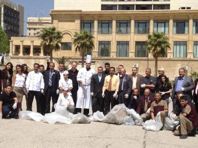 فندق الريجينسي بالاس عمان يشارك في يوم الارض بالتعاون مع منظمة شبكة يوم الارض