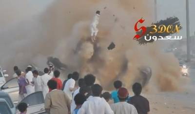 بالفيديو حادث تفحيط “مرعب” في السعودية أمس