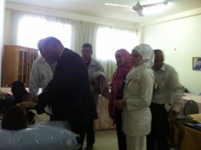 يوم طبي مجاني في مدرسة انيسة بنت كعب الثانوية للبنات في ماركا