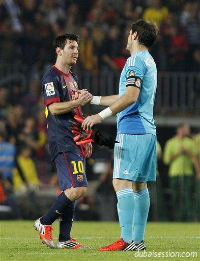 شاهد: ”رقائق البطاطس” تجمع بين ميسي وكاسياس