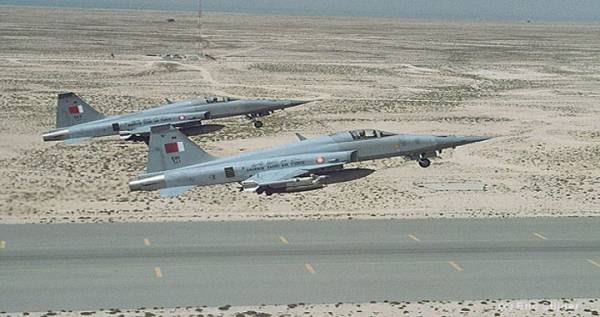 طائرات سلاح الجو البحريني تصل الأردن