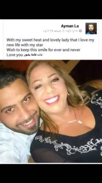 الممثلة السورية غادة بشور تعلن خطوبتها من شاب يصغرها بعشرين عام صور