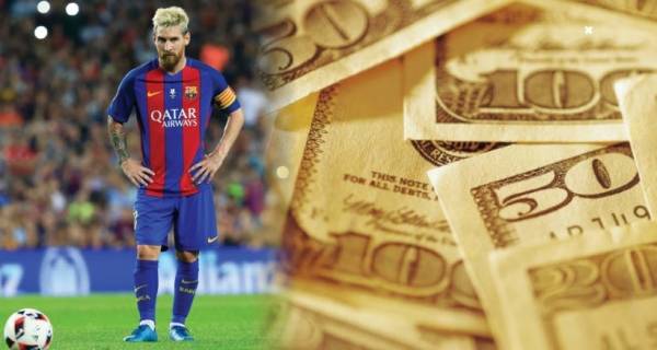 ميسي طالب بأجرٍ أسبوعي فلكي من برشلونة