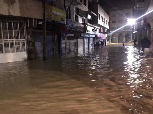 الأمانة: لا تعويضات للتجار المتضررين من فيضانات وسط البلد